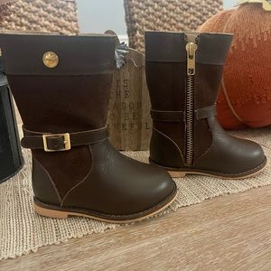 Janie & Jack girls (toddler) size 4 brown riding boots